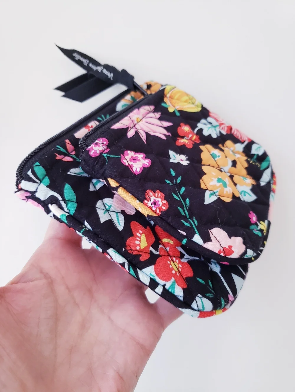 Vera Bradley Floral Print Zipper Coin Purse And Mini Bag - Picture 7 of 10